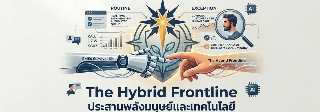การประสานพลังมนุษย์และเทคโนโลยีในธุรกิจยุคใหม่