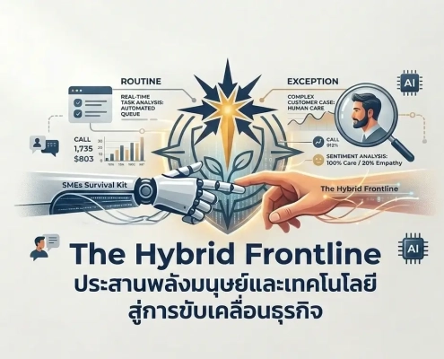 การประสานพลังมนุษย์และเทคโนโลยีในธุรกิจยุคใหม่